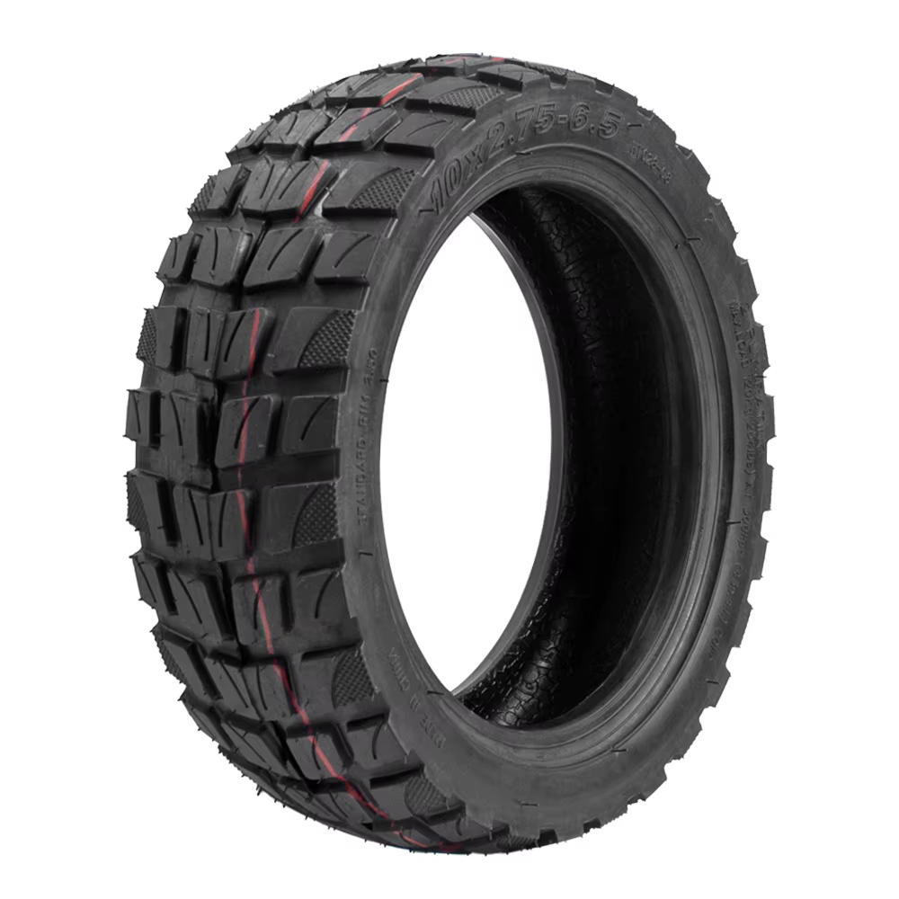 Pneu tout-terrain sans chambre à air 10*2.75-6.5, pneu tubeless résistant à l'usure de 10 pouces pou