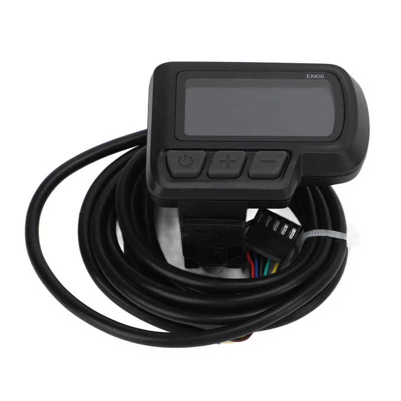 Compteur d'affichage LCD pour vélo électrique, affichage de la vitesse d'alimentation USB, connecteu