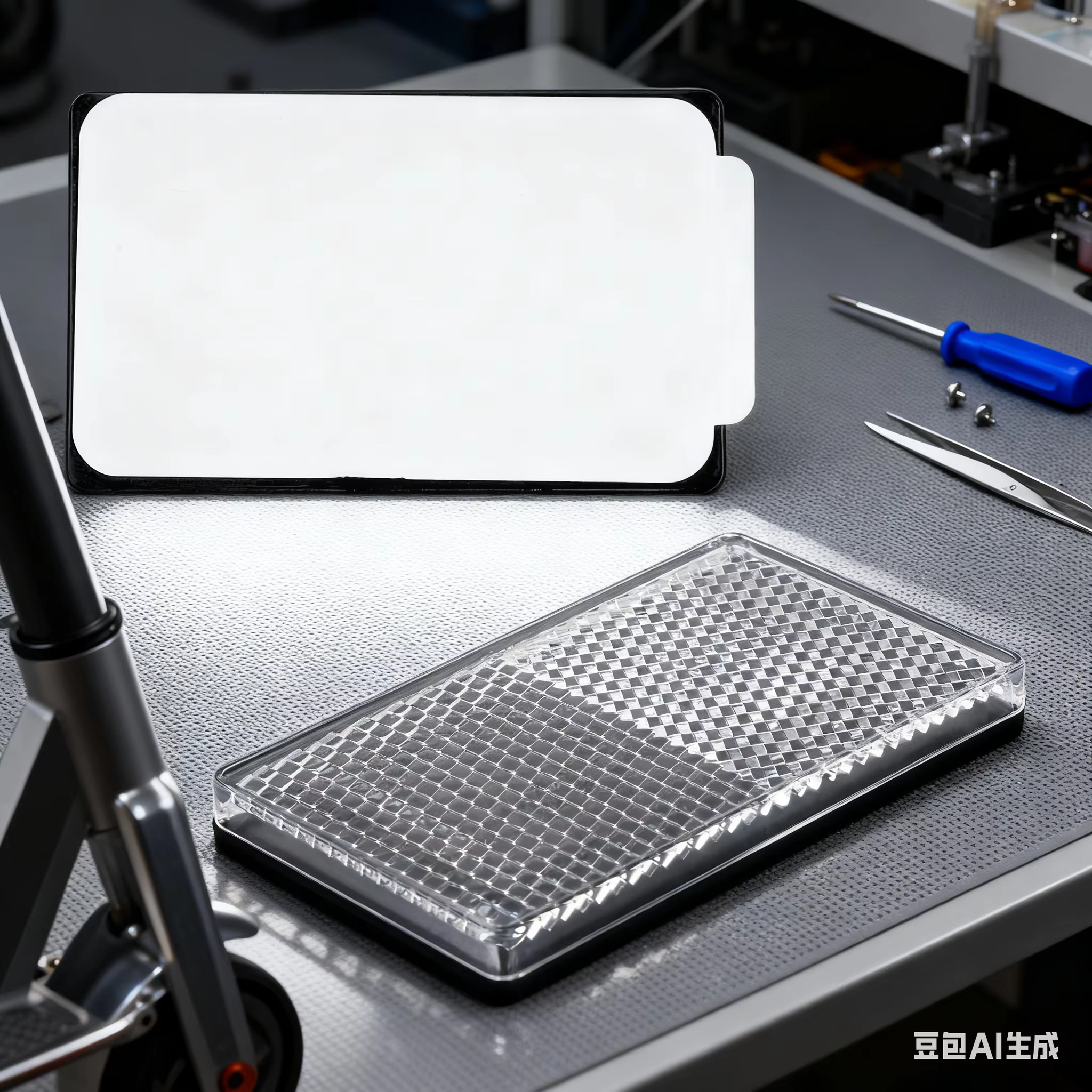 Bloc réflecteur avant pour Scooters électriques, 2 pièces, autocollant réfléchissant rectangulaire e