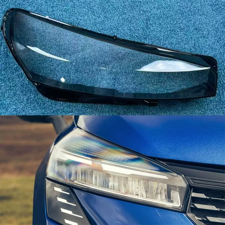 Pour Renault Clio 2023 : Coque de lentille de phare avant, verre de phare, couvercle de phare avant,