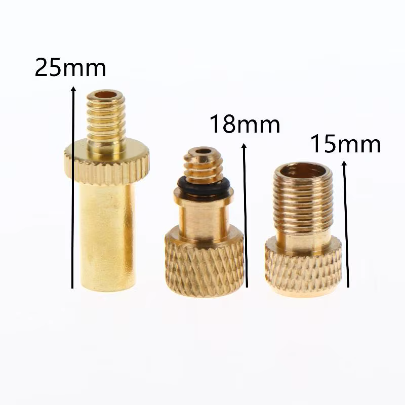 Adaptateur universel de valve de vélo en laiton, convertisseur Presta Schrader Dunlop, adaptateur de