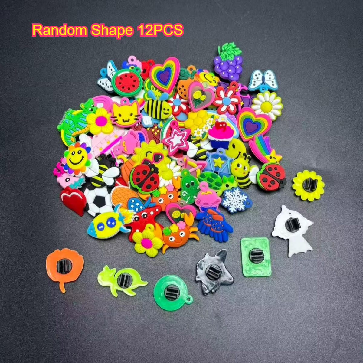 Perles de roue de vélo de formes variées, clips décoratifs pour rayons de vélo d'enfants, cadeau pou