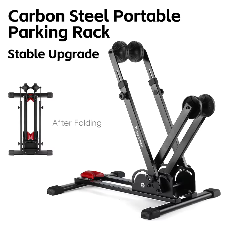 WEST BIKING – support de stationnement pliable pour vélo, support de réparation de vélo en acier au