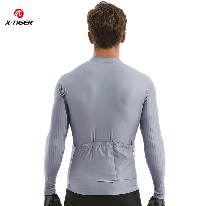 X-tiger hommes Maillot de cyclisme à manches longues vtt Maillot vêtements de vélo Maillot de descen