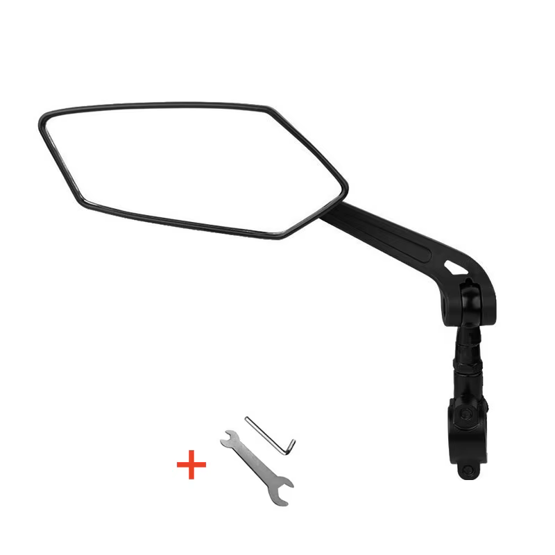 Rétroviseur de vélo : Miroir réglable pour guidon gauche/droite, vision arrière claire et large, réf