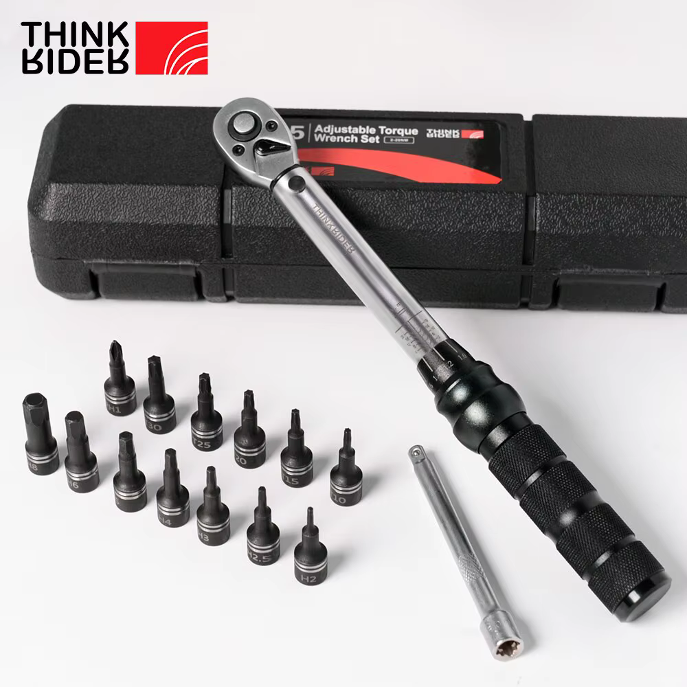 ThinkRider Professionnel NL-15 PRO Vélo Clé Dynamométrique 2-20N · m Clé Allen Outil Socket Set Kit