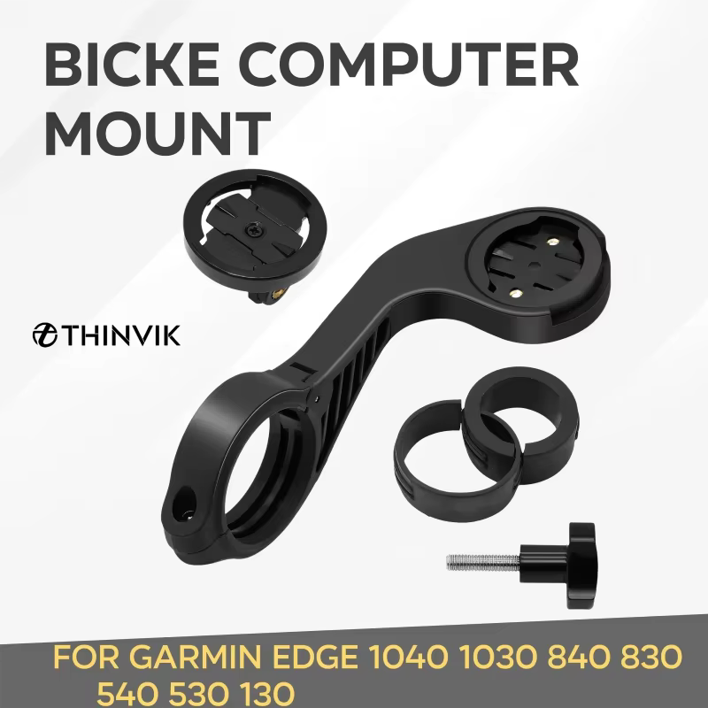 Support d'ordinateur de vélo Thinvik pour Garmin Edge 1040 1030 840 830 540 530 130, conçu pour les