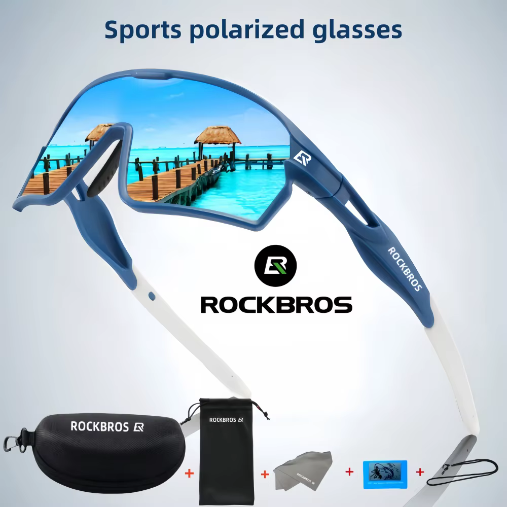Lunettes de soleil photochromiques ROCKBROS pour hommes et femmes, idéales pour le VTT, la pêche, la