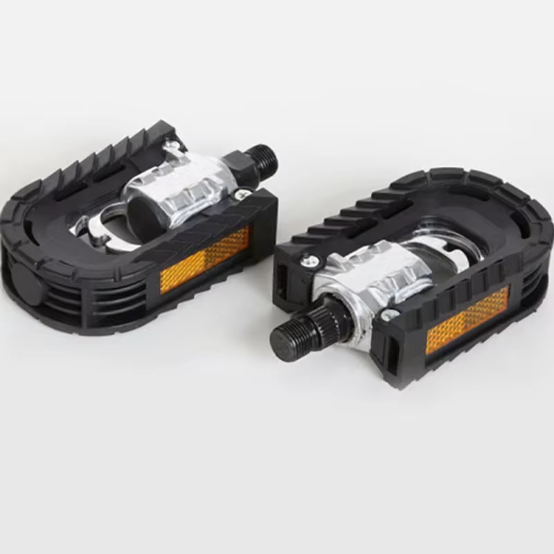 Pédales durables anti-aldes pliantes universelles pour vélo de montagne, marchepied avec feuille de 
