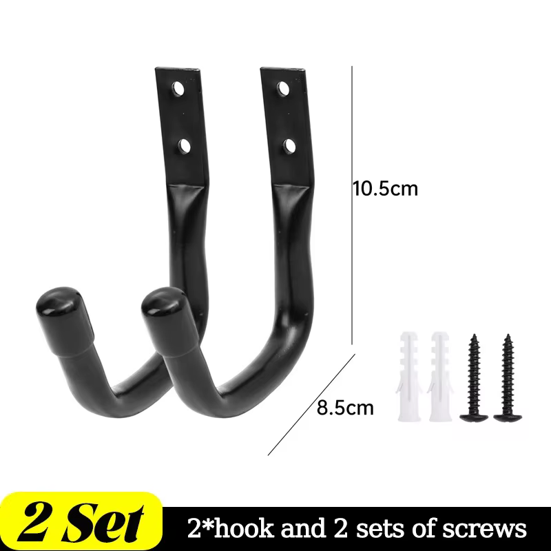 Crochets muraux robustes, crochets de rangement de Garage, Support de vélo, Support suspendu, rallon