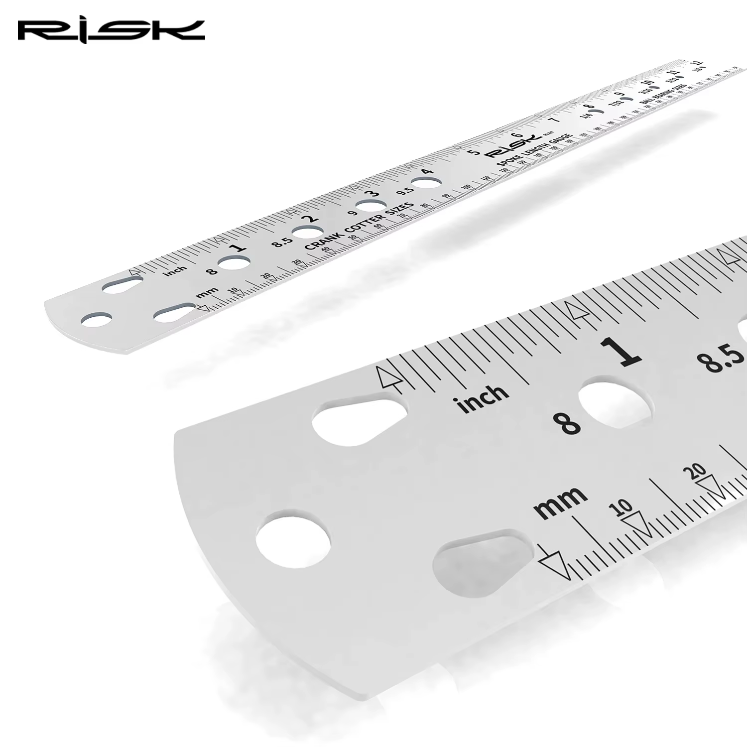 Règle de rayon de vélo, 1 pièce, jauge de longueur de rayon de vélo, roulements à billes de manivell