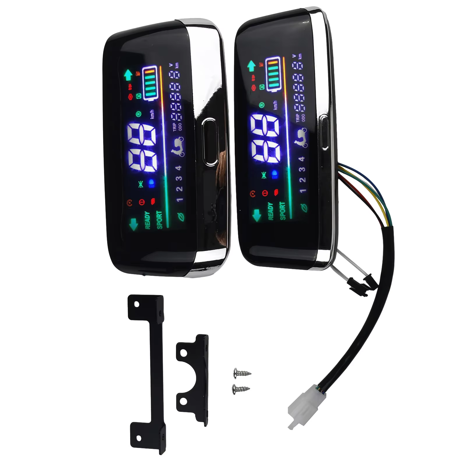 Écran LCD pour vélo électrique, compteur de vitesse, 48-72V