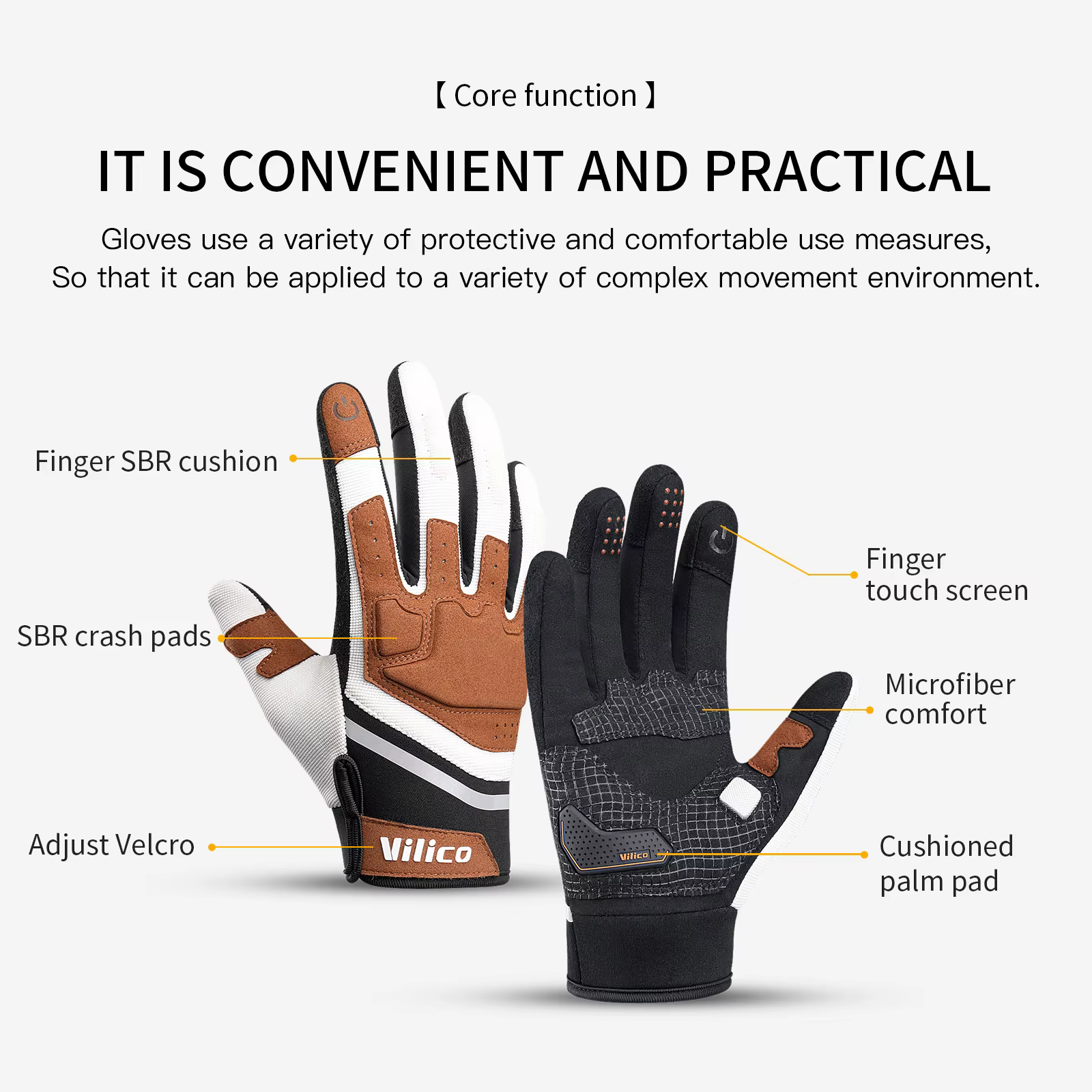 Gants thermiques de cyclisme à écran tactile pour hommes et femmes, gants de vélo de route, coupe-ve