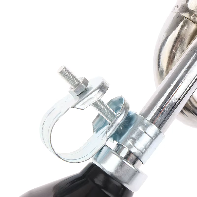 Klaxon d'air pour vélo, son puissant, style rétro, trompette à bec large