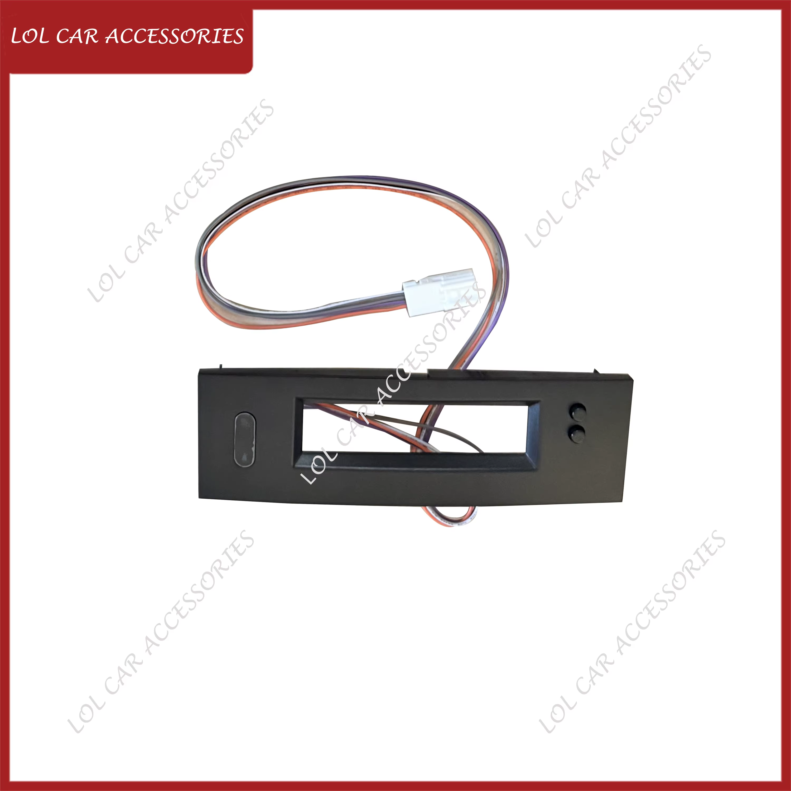 Boîte de rangement d'accessoires de voiture pour Renault Megane 2 2002 – 2009, avec panneau lumineux