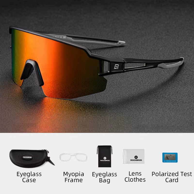 ROCKBROS lunettes de cyclisme lentille polarisée photochromique lunettes de vélo UV400 lunettes de P