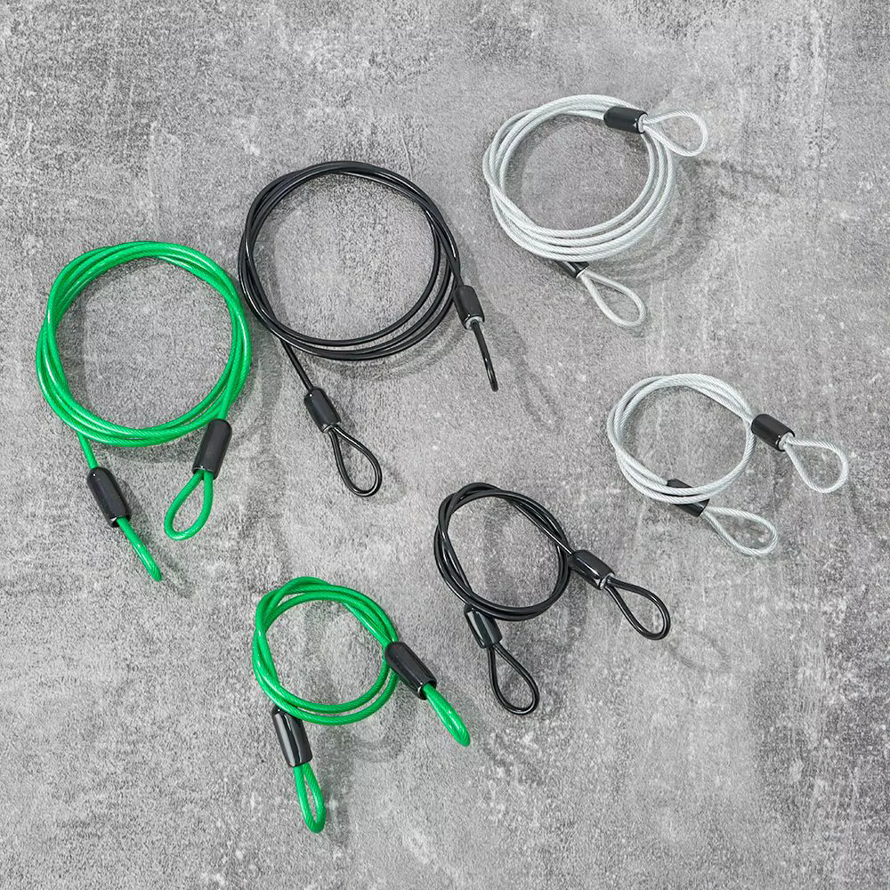 Câble de sécurité antivol en acier pour vélo de route et VTT, accessoire de cyclisme, 0.5/1/2 mètres