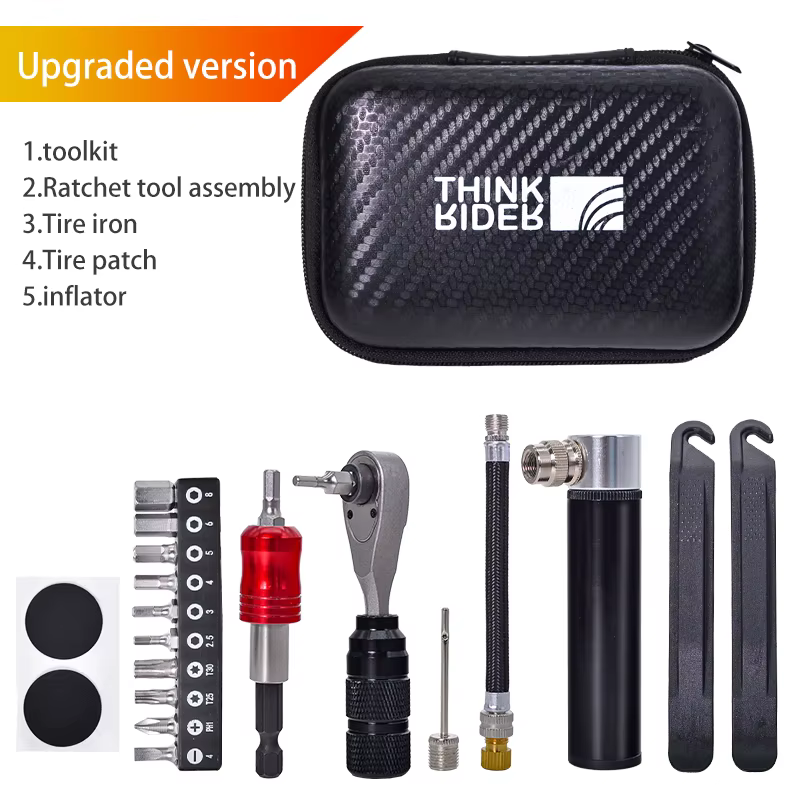 TinkRider – ensemble de sacs de réparation d'outils portables de vélo, boîte à outils de vélo polyva