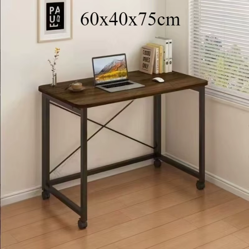 Bureau d'ordinateur pliable, table amovible, table d'étude pour étudiants à domicile, table de cheve