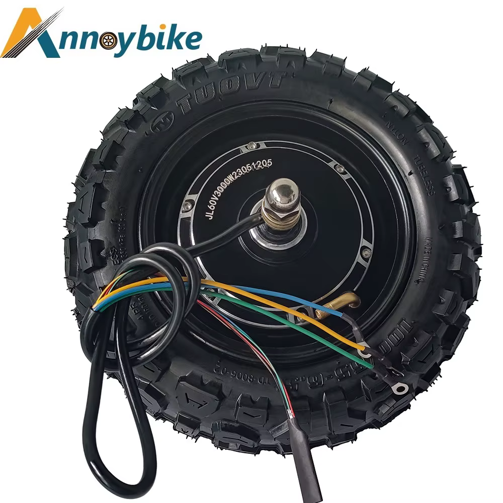 Moteur de scooter électrique puissant à double entraînement de 11 pouces, 5600W, 52V60V1600W2800W300
