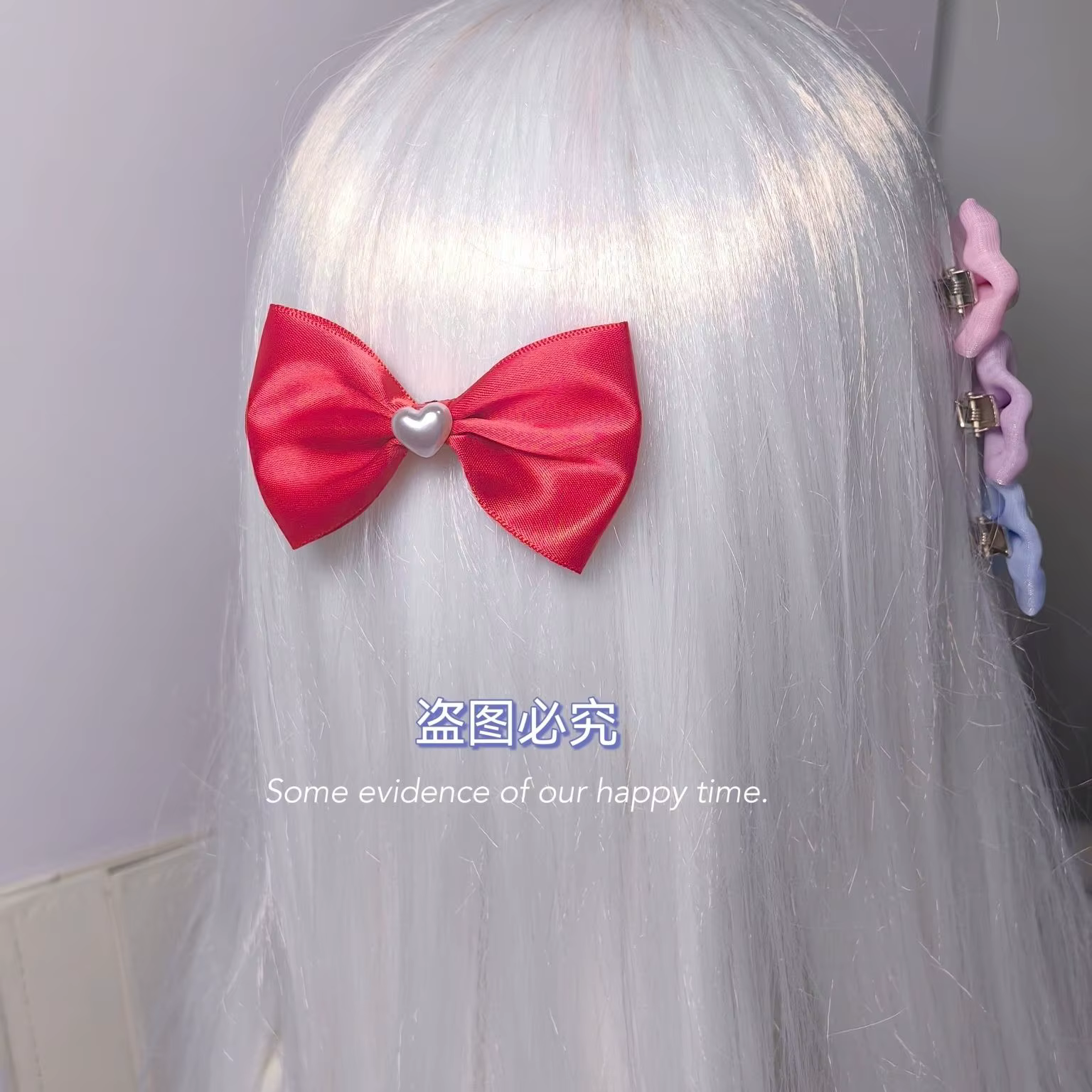 Accessoire de cheveux Kawaii Nministériels d Injecteur Ame pour Fille, Surdosage, Créativité Cos, Éq