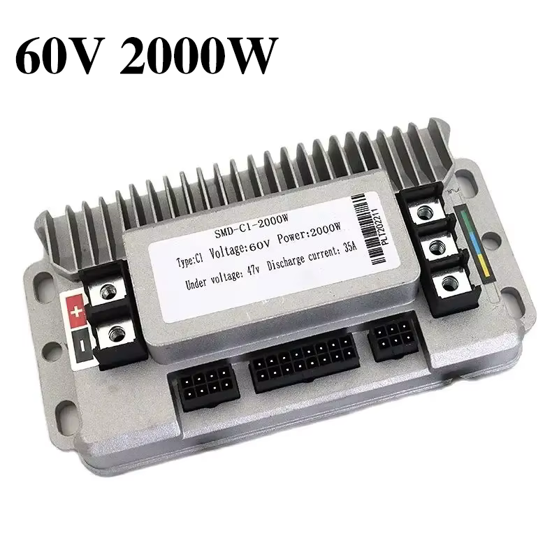 Contrôleur de moteur sans balais à onde sinusoïdale 60V 2000W, contrôleur de vitesse pour Scooter él