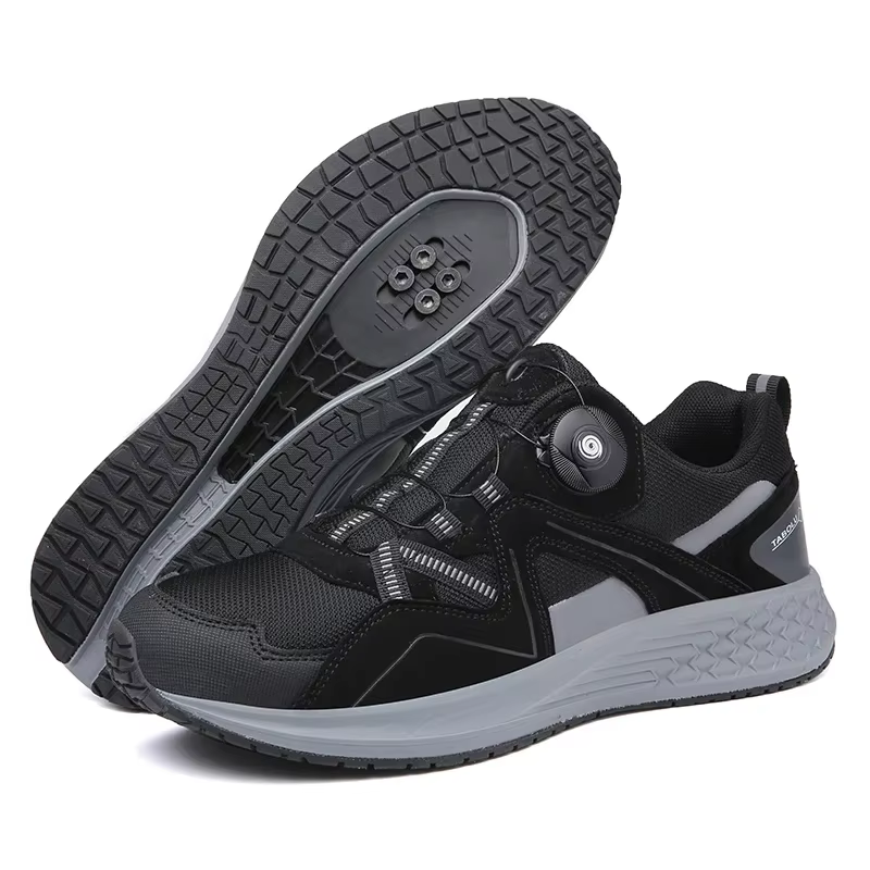 Chaussures de cyclisme d'intérieur pour hommes, chaussures de VTT, chaussures de vélo de montagne, c