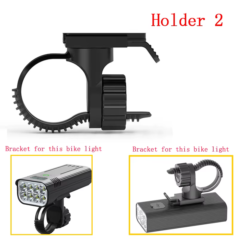 Support de lumière de vélo, 1 pièce, Support de lampe de vélo, accessoires de vélo, Rotation à 360 d