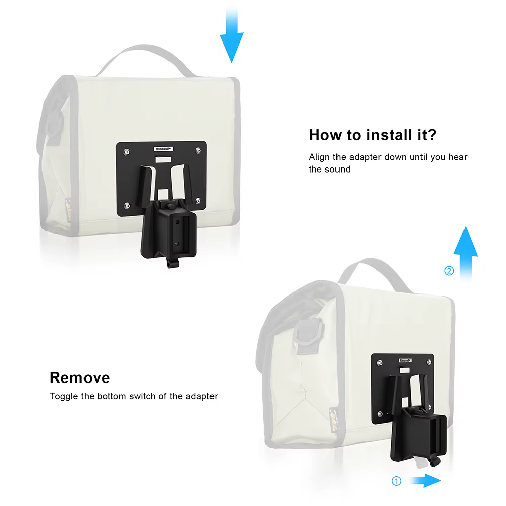 Bal inowalk-Sac de guidon de vélo, grande capacité, étanche, isolé, initié, mini sacoche avant Velo