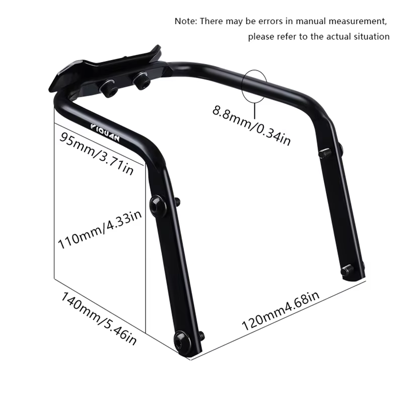 Support de stabilisateur de siège de vélo, Support de siège arrière, porte-bagages, étagère de Suppo