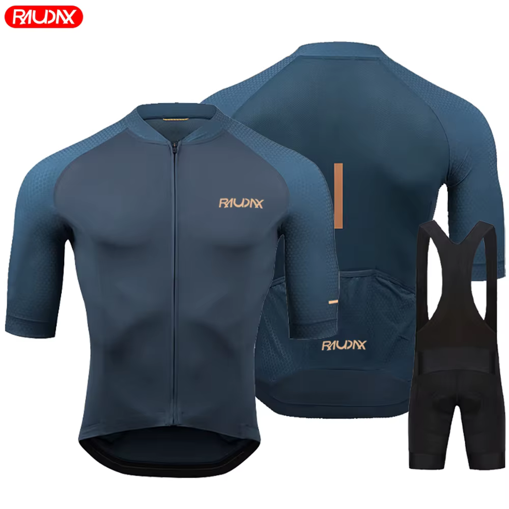 Raudax Team 2024 hommes été à manches courtes Maillot de cyclisme ensemble vtt Maillot Ropa Ciclismo
