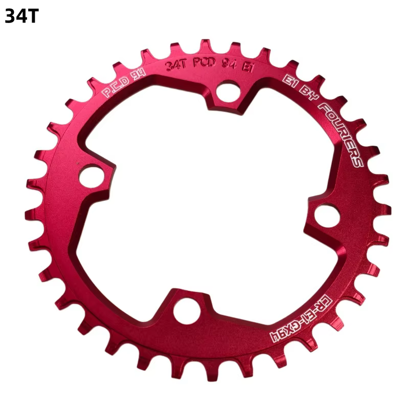 FOURIERS 94PCD Plateau de chaîne VTT 4 boulons RONDE 32/34/36/38/40T pour chaîne de vélo 7-11 vitess