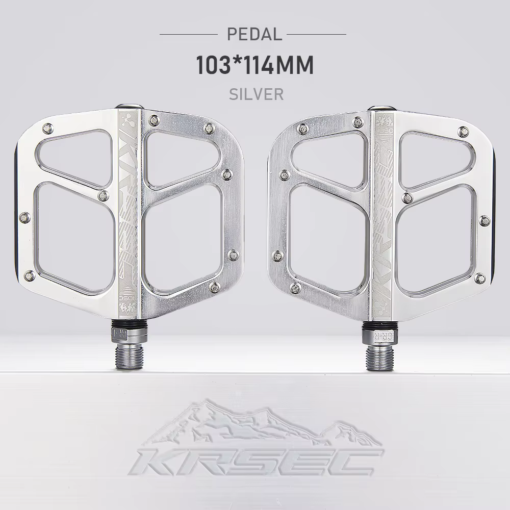 Pédales de vélo VTT pédale 9/16 pouces plate-forme de vélo légère pédale plate pour BMX vtt adulte r
