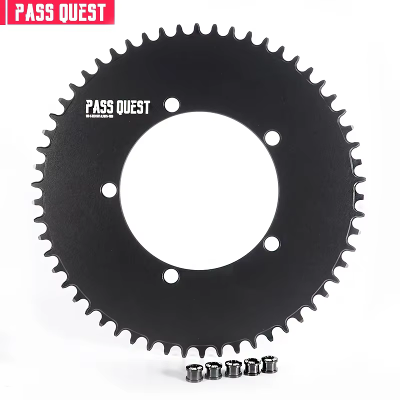 PASS QUEST 130BCD plateau 5 griffes disque fermé rond/ovale 42/44/46/48/50/52/54/56/58/60T pour péda