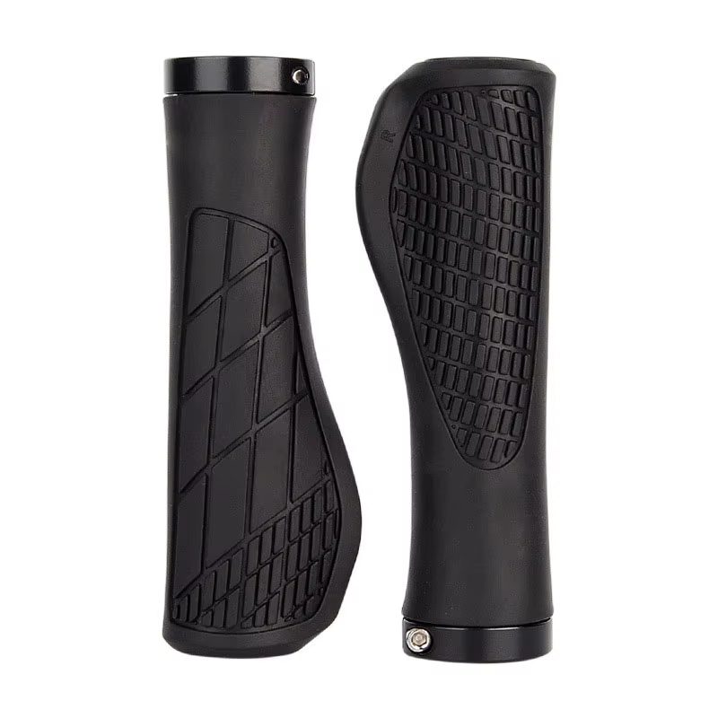 Poignées de vélo VTT guidon anti-dérapant antichoc ergonomique verrouillable poignées cyclisme vélo 