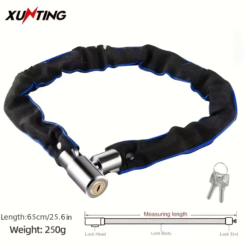 Xunting – serrure de chaîne de vélo avec poids plus léger et sécurité plus forte, serrure de vélo an