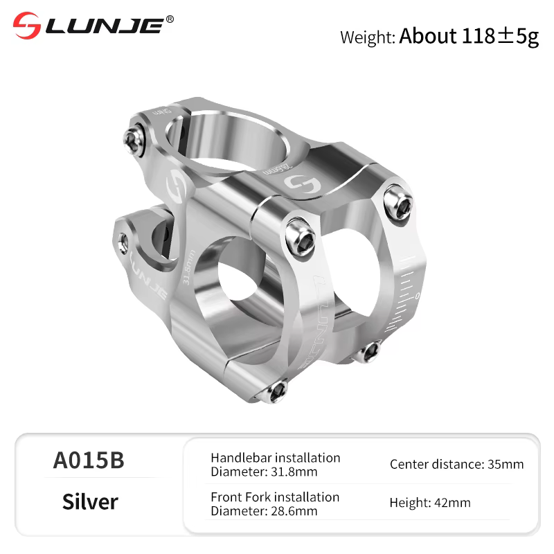 Tige de vélo de route et vtt CNC, pont de vélo de montagne, puissance courte 31.8mm, élévateur d'esc