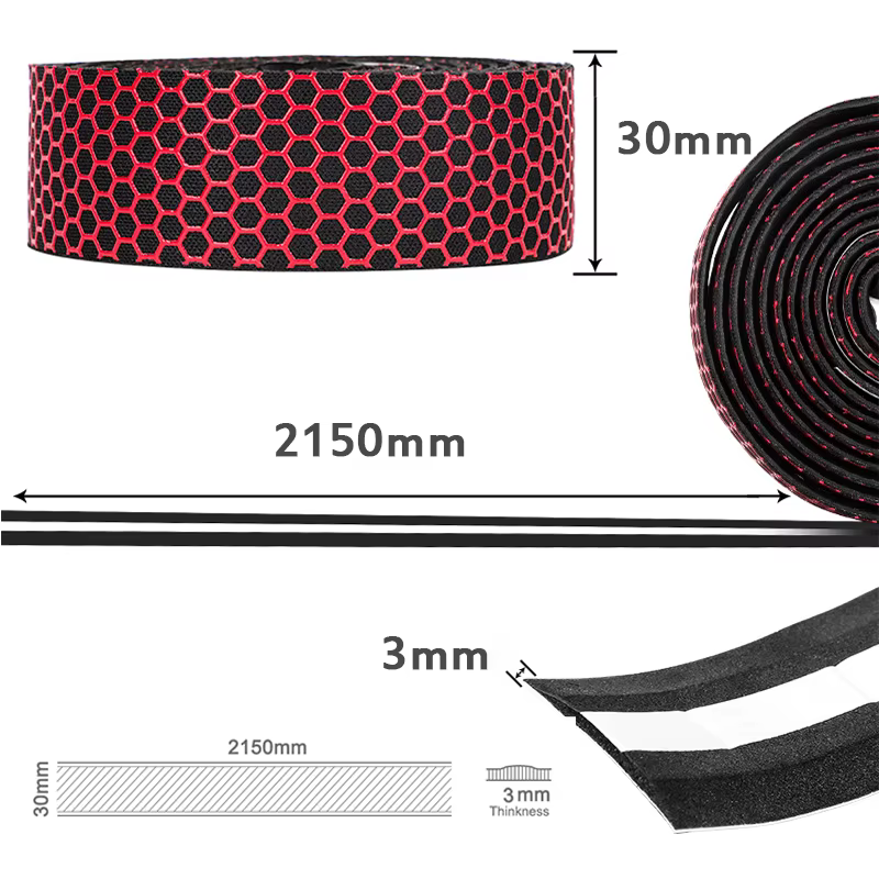 BUCKLOS – bandes de guidon de vélo de route, 2 pièces, en Silicone souple, PU EVA, bande de vélo ant