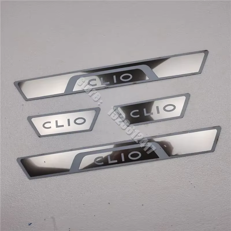 Accessoires de voiture pour Renault CLIO IV V CLIO 4 5 RS 2014 ~ 2024, plaque de seuil de porte en a