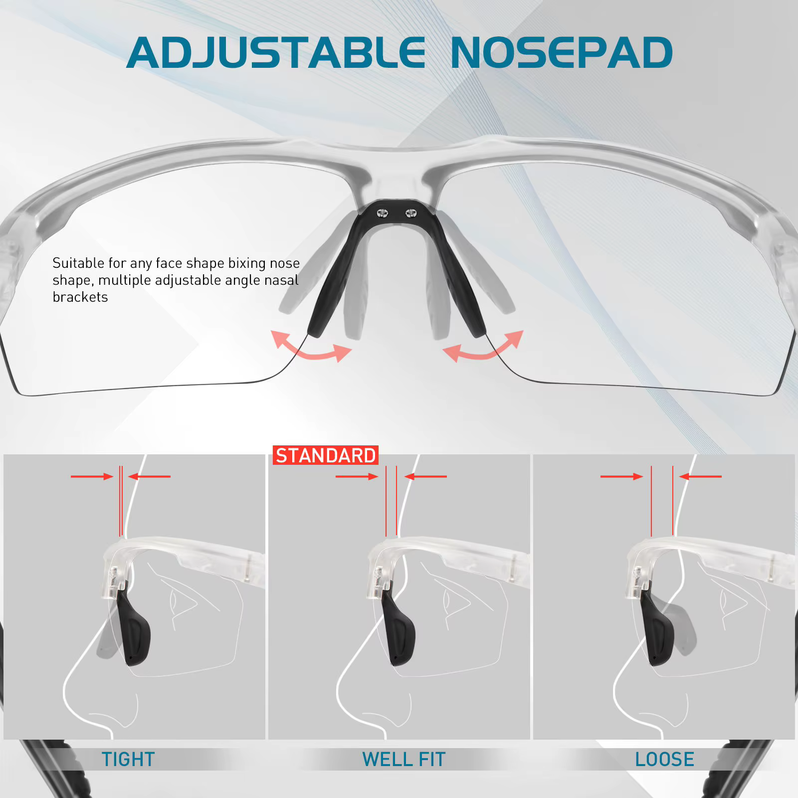 SCVCN lunettes de cyclisme photochromiques hommes vtt lunettes de soleil de cyclisme lunettes de vél