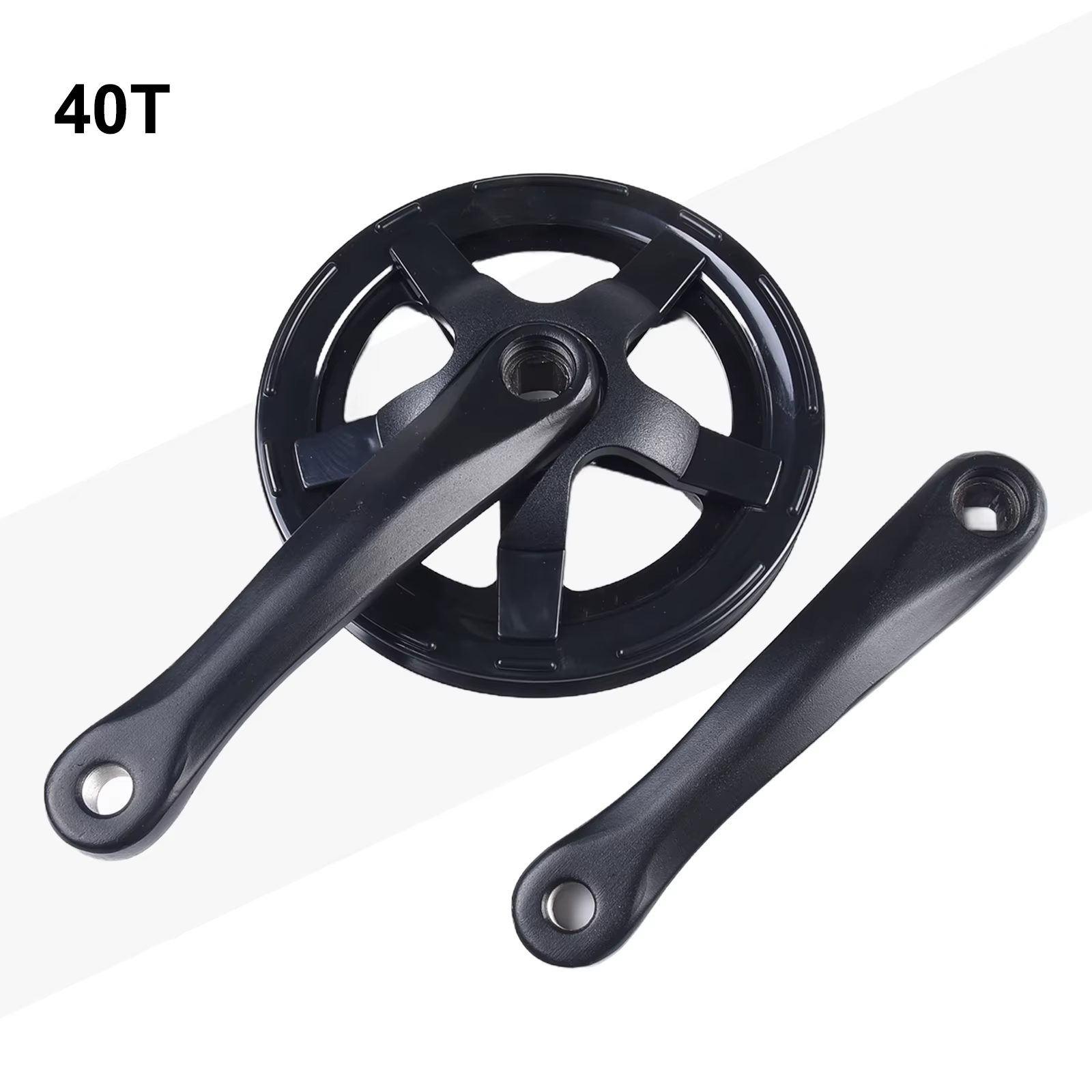 Pédalier de vélo électrique de haute qualité, 170MM 40 52T, noir, facile à installer pour trou carré