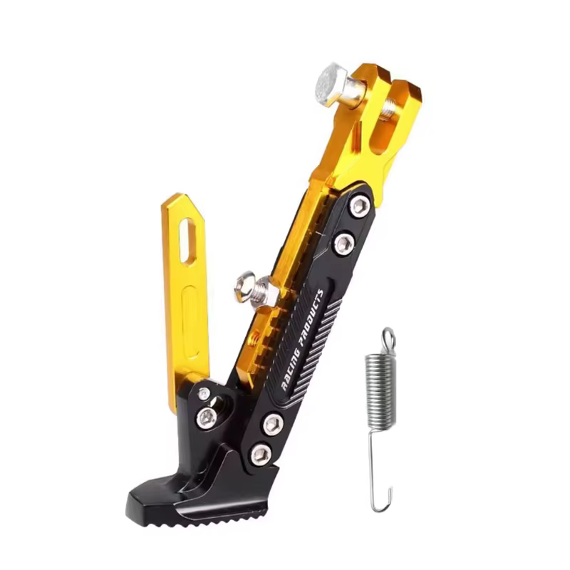 Support de moto électrique monocylindre CNC coloré réglable en alliage d'aluminium pour cadre de mot