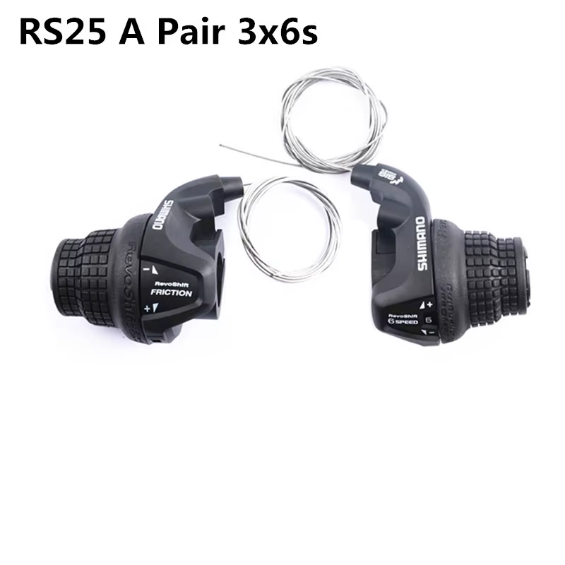 Véritable Shimano SL-RS25 Revoshift poignée vélo torsion manettes de vitesse 3/6/7/18/21 vitesses To