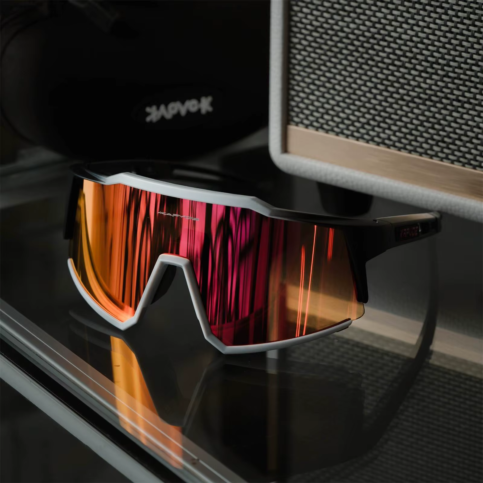 Kapvoe lunettes de cyclisme vélo lunettes de cyclisme en plein air UV400 cyclisme lunettes de soleil