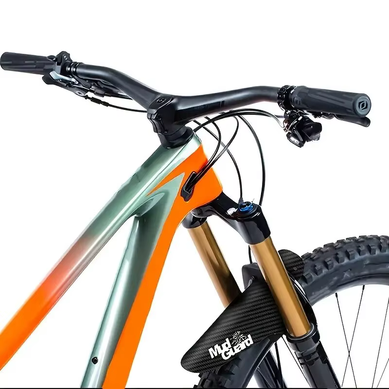Ailes de vélo avant en fibre de carbone arrière VTT pneu de vélo de route ailes garde-boue