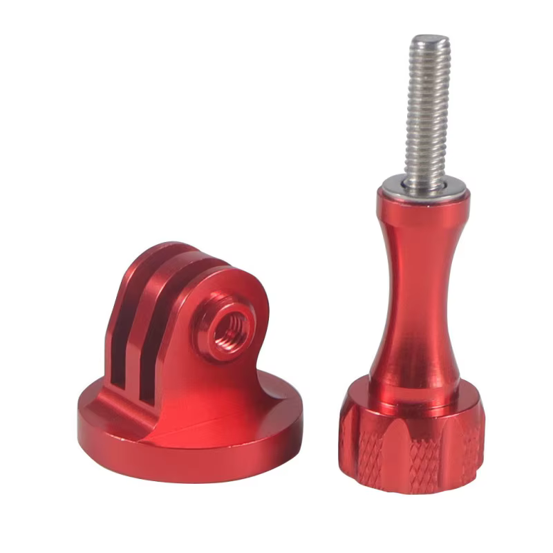 Support de vélo en alliage d'aluminium pour GoPro 13 12 11 10 9 8 avec vis 1/4, support de moto pour