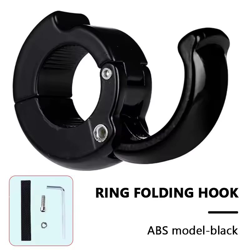 Crochet de guidon de vélo électrique robuste multifonctionnel en ABS/alliage, support universel pour