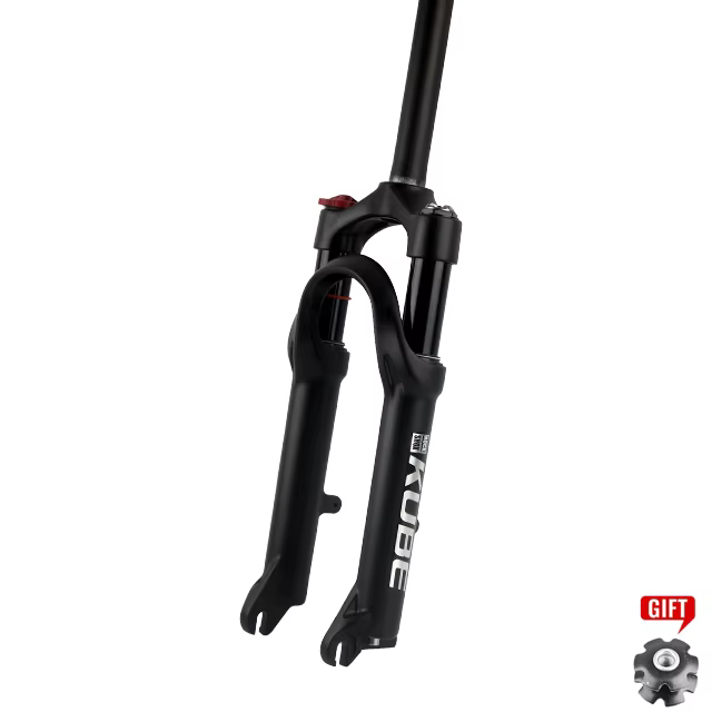 KUBE – fourche à Suspension pneumatique pour vélo vtt, 20 pouces, dure et douce, réglable avec verro