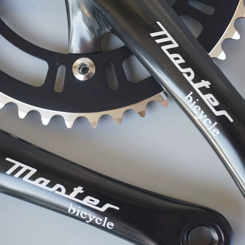 Fixie vélo rétro vélo roue à chaîne à vitesse unique 46T 130BCD manivelle 170mm en alliage d'alumini