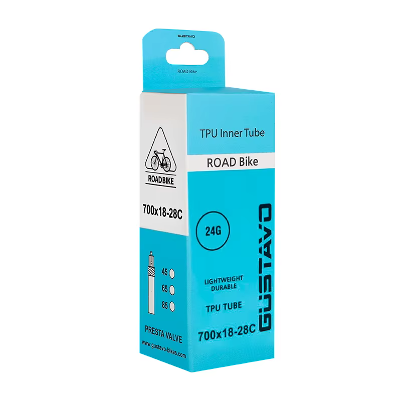 GUSTAVO Tubes ultralégers en TPU Valve de chambre à air de vélo de route 45MM 65MM 85MM 700X18-28C 2